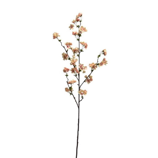 Yellow/Peach Plum Blossoms Branch - 36"