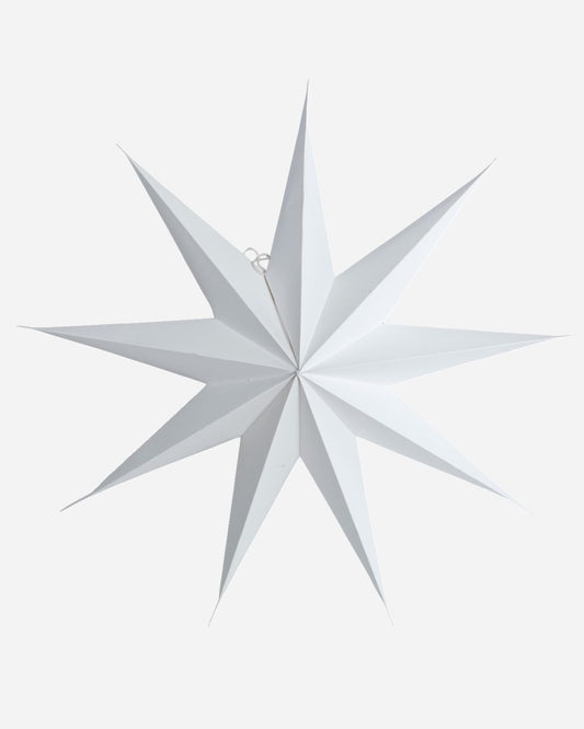 white paper star