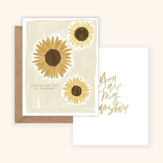 Sending Sunshine + You Are My Sunshine - 2 in 1 Card & Postcard