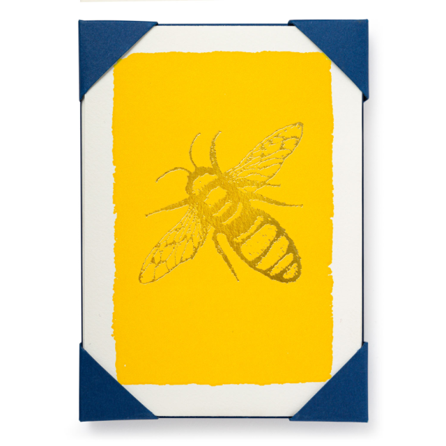 Gold Bee (5-Pack) Notecards