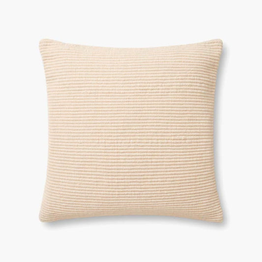 Woven Pillow 22" - Peach