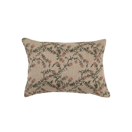 Jaimala Pillow 14" x 20" - Coral