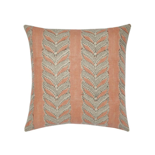 Claire Pillow 22" - Coral